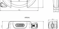 ABUS - Antivol De Cadre 4750 X / XL -vélo Soldes Boutique abus antivol cadre 4750 x xl 3 3840x2160