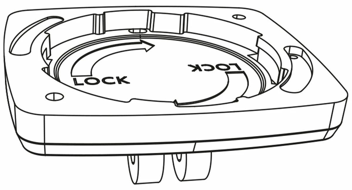 Bosch EBike - Plaque De Montage Pour écran Intuvia 100 Smart System 3 Bosch EBike - Plaque De Montage Pour écran Intuvia 100 Smart System