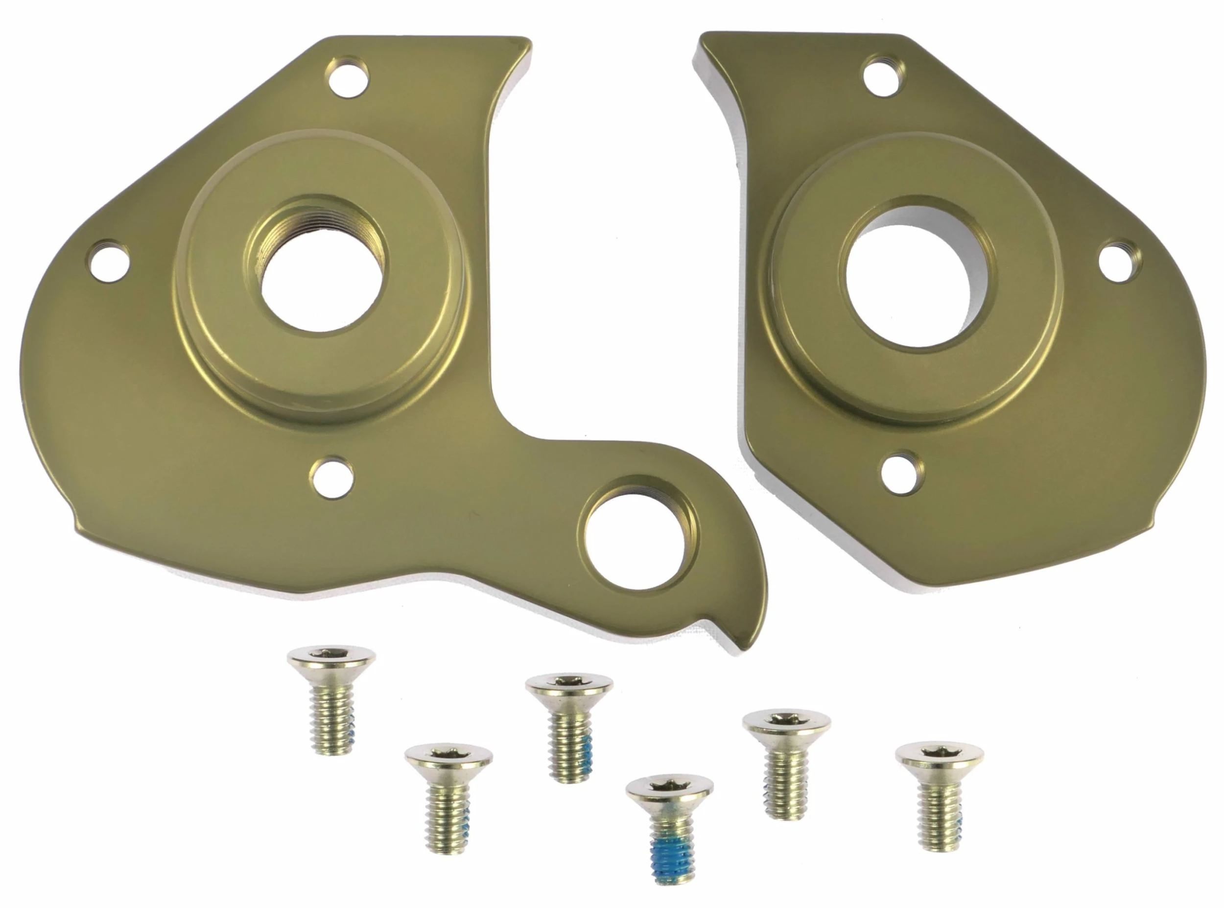 Flyer - Pattes De Dérailleur Droite Et Gauche Avec Vis De Fixation 3 Flyer - Pattes De Dérailleur Droite Et Gauche Avec Vis De Fixation