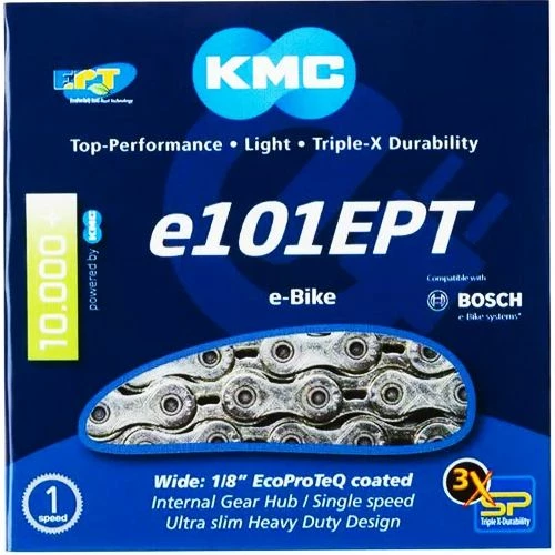 KMC - E101 EPT - Chaîne Pour Vélo électrique - 112 Mailllons 3 KMC - E101 EPT - Chaîne Pour Vélo électrique - 112 Mailllons