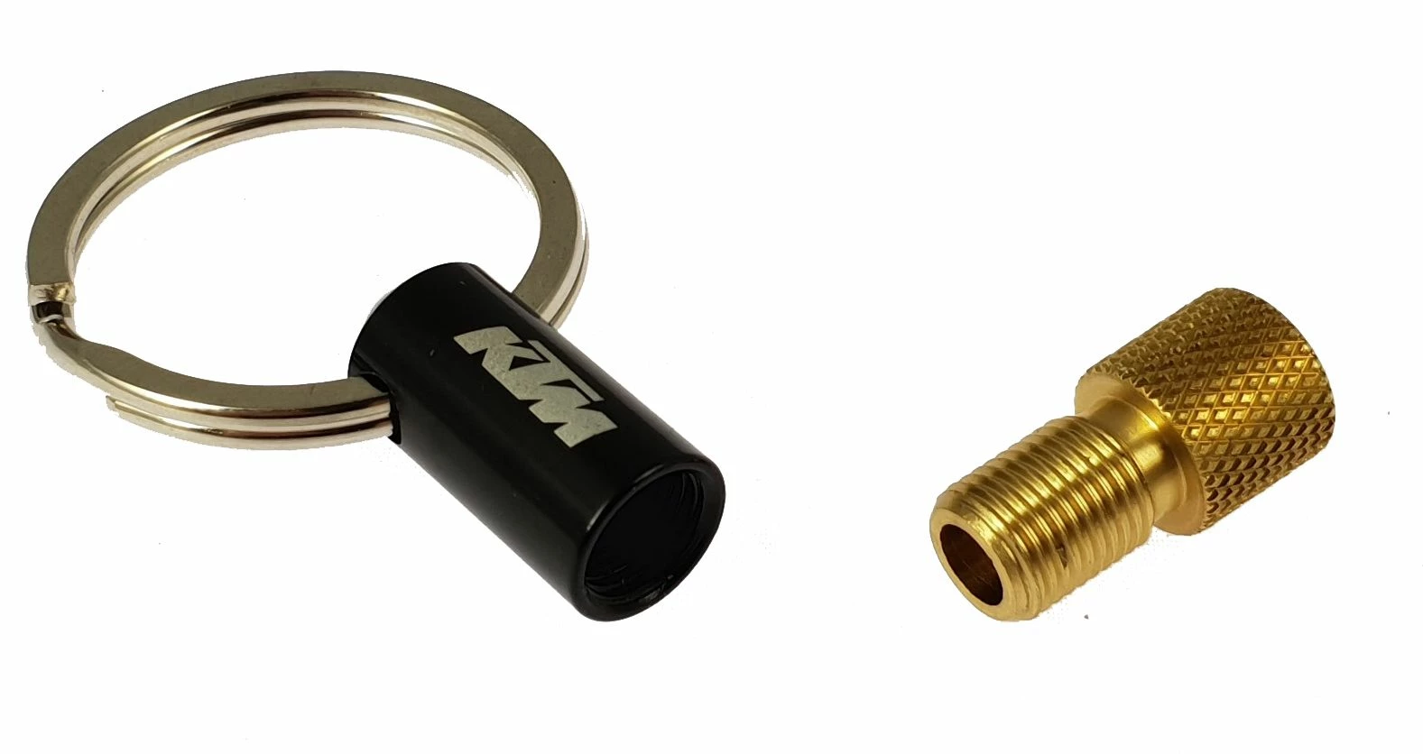 KTM - Porte-clé Adaptateur De Valve Presta DV/SV Vers AV 4 KTM - Porte-clé Adaptateur De Valve Presta DV/SV Vers AV – Image 2