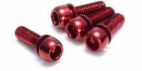 Reverse Components Reverse - Set De 4 Vis Pour étrier De Freins - M6x18mm -vélo Soldes Boutique reverse set 4 vis etrier frein m6 18 mm rouge 3840x2160