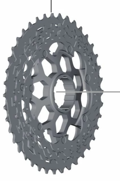 Shimano - Pignons Pour Cassette XT CS-M8000 11-40 | 11-42 | 11-46 3 Shimano - Pignons Pour Cassette XT CS-M8000 11-40 | 11-42 | 11-46