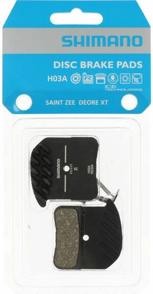 Shimano - Plaquettes De Frein H03A Résine - Avec Aillettes De Refroidissement 3 Shimano - Plaquettes De Frein H03A Résine - Avec Aillettes De Refroidissement