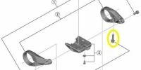 Shimano - Lot De 2 Vis De Fixation Pour Support D'écran (M4 X 20 Mm)