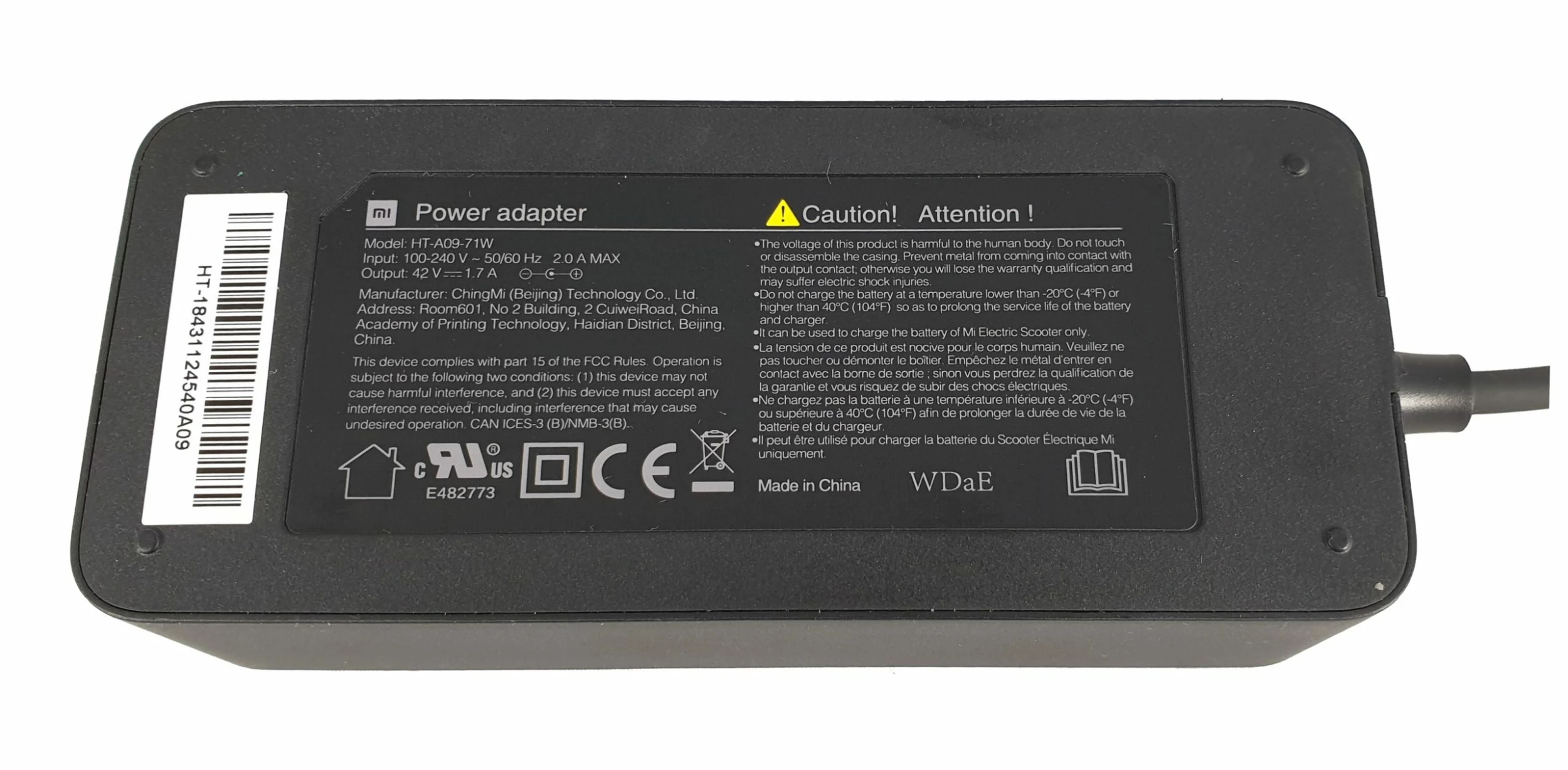 Xiaomi - Chargeur 42V Pour Trottinette électrique MI M365 6 Xiaomi - Chargeur 42V Pour Trottinette électrique MI M365 – Image 4